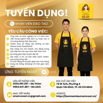 Poster tuyển dụng